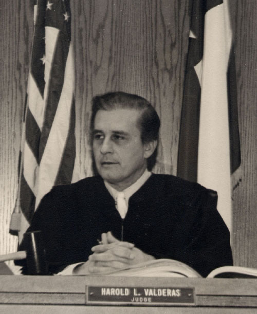 Judge Harold Luis Valderas — Portrait